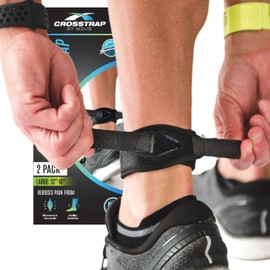 CROSSTRAP Achilles Tendon Support - Ankle Brace For Women And Men, Comfort & Bracing, Ankle Stabilizer Strap & Sprain Support, Achilles Tendonitis Relief, Kickback Straps, (Large, 2 Straps)