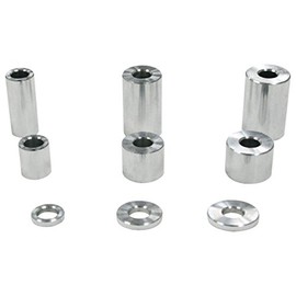 NTB AS82-20-03 Universal Aluminum Spacer Inner Diameter: 0.3 x Outer Diameter: 0.8 x 0.1 inches (20 x 3 mm)