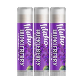 Delight Naturals Idaho Huckleberry Lip Balm - Three Pack