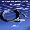 Starlink Mini Router Cable 3.28FT USB-C to DC Charging Cord