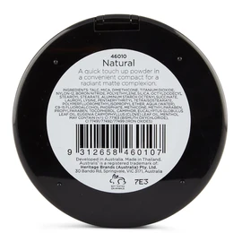 Australis Fresh and Flawless Matte Pressed Foundation Powder Face Skin Care Makeup - Natural