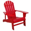 Leigh Country Red Adirondack Chair for Patio, Deck or Yard