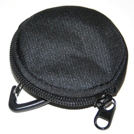 Grandios GD-OUTMNP-BK Small Pouch, Carabiner, Mini Pouch, Outdoor, Military, Mountain Climbing, Oxford,