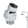 360° Universal Shower Hose Connector Shower Head Extension Shower Head