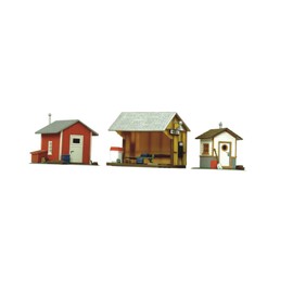 Life-Like Trains HO Scale Building Kits - Trackside Shanties