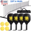iMounTEK Portable Pickleball Set 4 Paddles + 4 Balls +