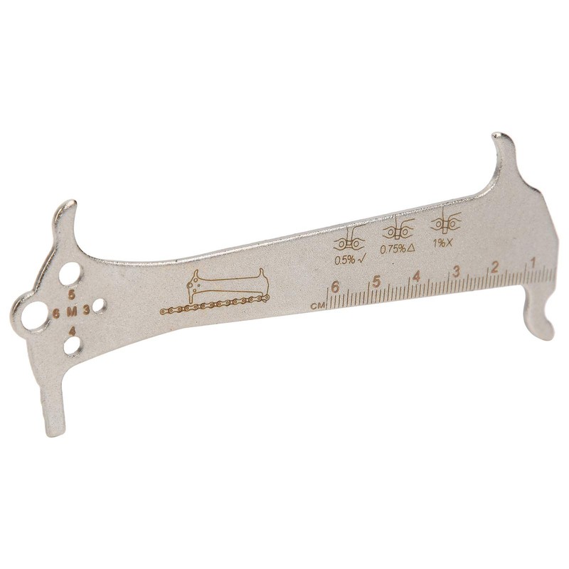 Chain Wear Indicator, 3 in 1 Stainless Steel Bicycle Chain