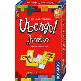 KOSMOS KOSMOS 712723 Ubongo Junior Mitbringspiel, Kinderspiel, Wildes Legespiel und viel Knobelspaß, Kindergeburtstag, für Kinder ab 5 Jahren