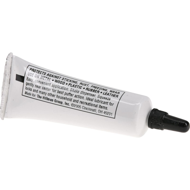 Hillman 703185 Graphite Tube 3G, White Key Lock Lubricant