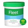 Fleet Laxative Glycerin Suppositories for Adult Constipation, Adult Laxative Jar