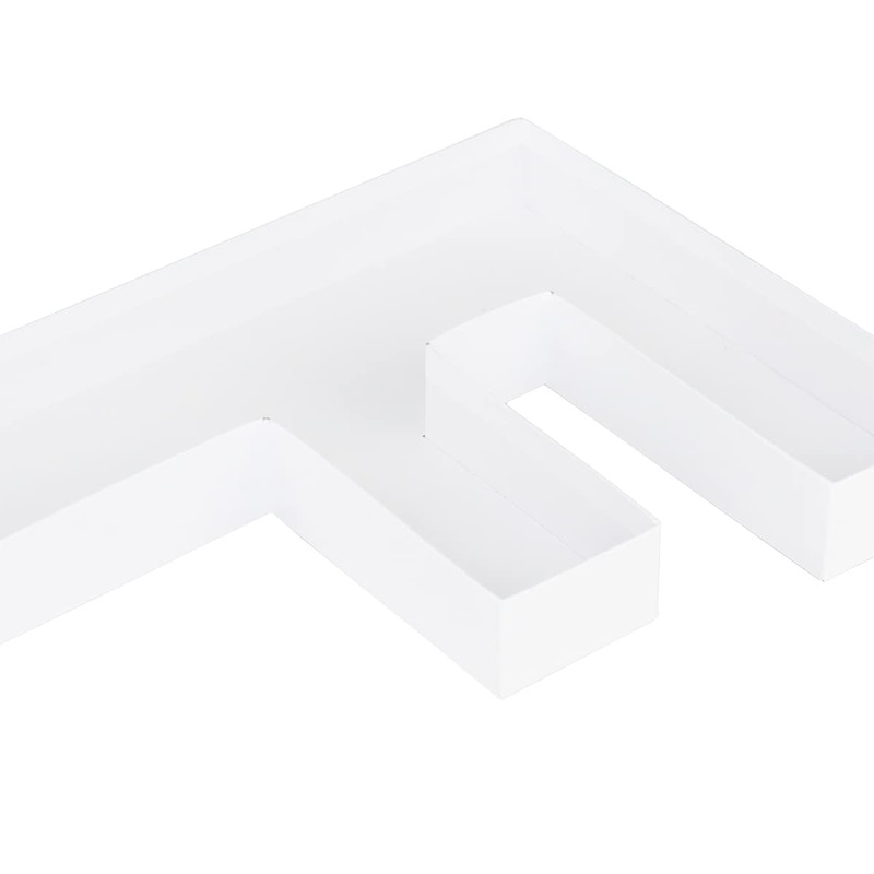 WENPACK 12" Fillable Cardboard Letter Shaped Box Clear Cover Candy