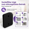 Vioks.pro Set of 2 Dryer Sponge Filter 207 x 155