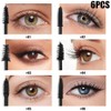 JANLOUS - Set de 6 Mascaras de Pestañas 4 en