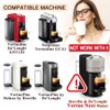 CAPMESSO Coffee Capsule, Reusable Vertuoline Pod Refillable Vertuo Capsules Stainless
