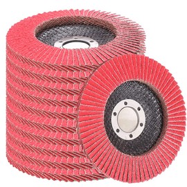 COSPOF Flap Wheels, Flap Discs 80 Grit, Ceramic Grinding Discs 115mm, 4-1/2 x 7/8 Inch Work with Universal Angle Grinders, Suitable for Metal Sanding Grinding and Conditioning, Type29, 10 Pack.