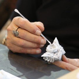 Nanaborn Stainless Steel Clay Modelling Tool Kit Pottery Clay Carving Tool Double Ended Wax Carver Tools Sculptures Modelling Tool Set (Silver)