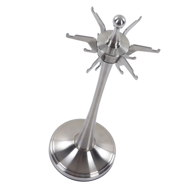 Kitchen Utensil Stand Stainless Steel Space Saving Rotatable Rustproof Kitchenware