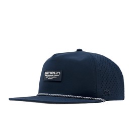 melin Coronado Brick Hydro, Navy, Men's Performance Snapback Hats, Water-Resistant Fitted Baseball Caps for Men & Women, Golf, Running, or Workout Hat, Small