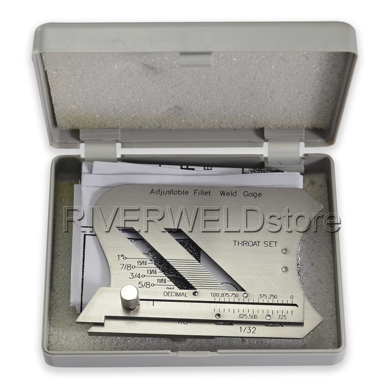 Adjustable Fillet Weld Gauge and Unequal LEG Measurement Feature Weld