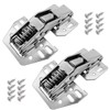 XINHAITC 2 Pcs Cabinet Lid Support Hinges Swing Up Flap