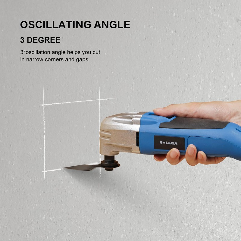 G LAXIA Oscillating Tool, 1.6A Oscillating Multi Tool with with