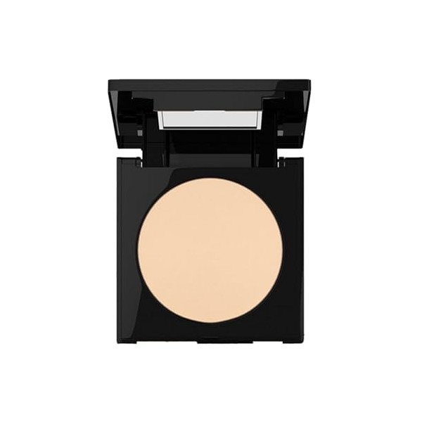 SURAT Powder Foundation, Pressed Powder Compact, Mattifies Skin, Incl. Mirror