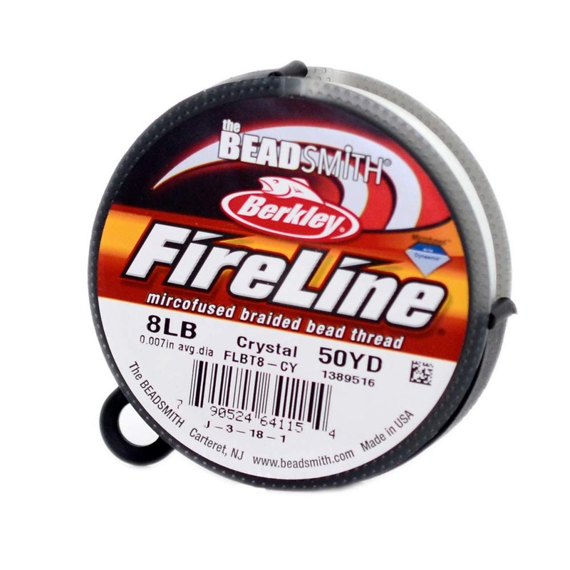 The Beadsmith Fireline by Berkley – Micro-Fused Braided Thread –