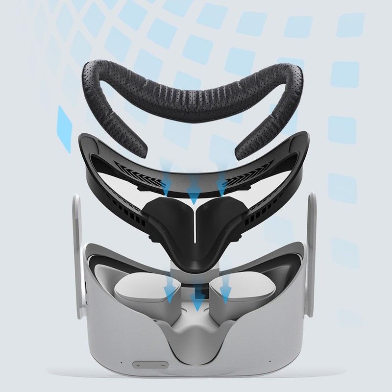 VR Facial Interface & Face Pad for Oculus Quest 2