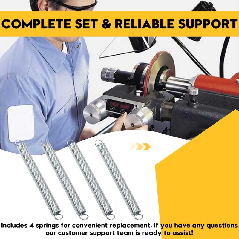 Ventilated Rotor Spring Silencer Assembly, 4 Pack