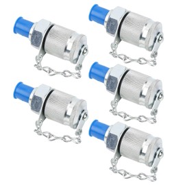 Segutage 5Pcs Hydraulic Pressure Testing Adapter, Thread Test Coupling Connectors Pressure Measuring, Test Point Testing Coupling Adapter for Hydraulic System (M10*1.25)