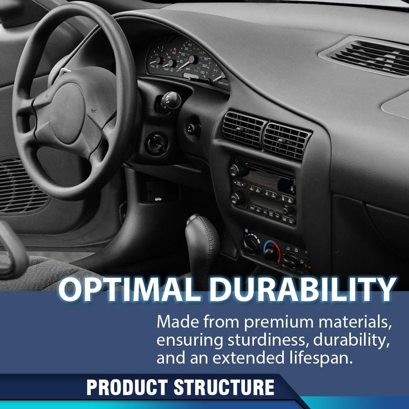 PIT66 TPE Dash Cover, Instrument Panel Cover Dashboard, Compatible with