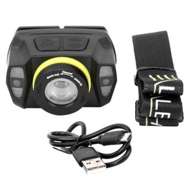 XPG+LED Strong Brightness Front Light Shake Interaction Zoom Builtin Battery USB Charging