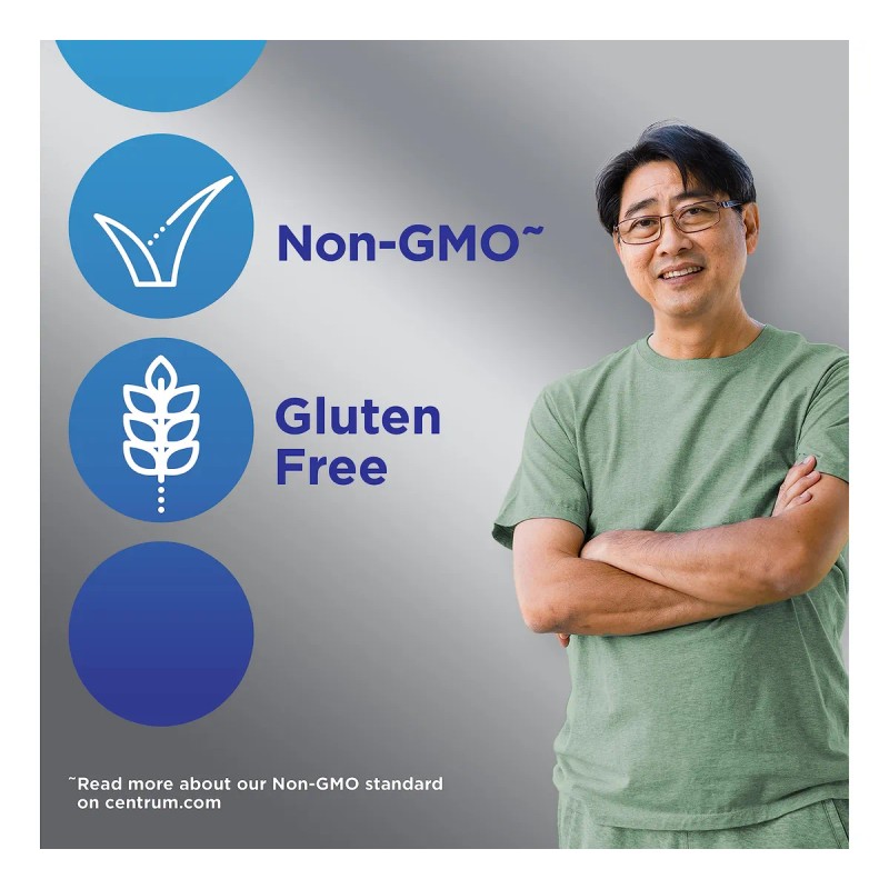 Centrum Silver Multivitamínico Hombres 50+ 100 Tabletas