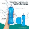 Running Vest with Water Bottles, 5L Capacity, Waterproof Front Pockets