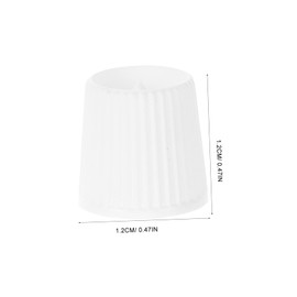 Baluue 50pcs Plastic Toothpaste Caps Caps for Travel Home Use Versatile for Toothpaste Ointments Elegant Design with Tight Seal No Easy Dispensing