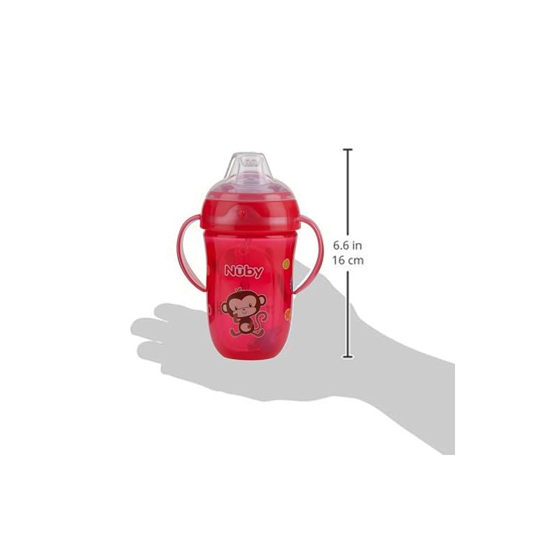 Nuby Comfort Trainer 2 Handle Cup with 360 Weighted Straw
