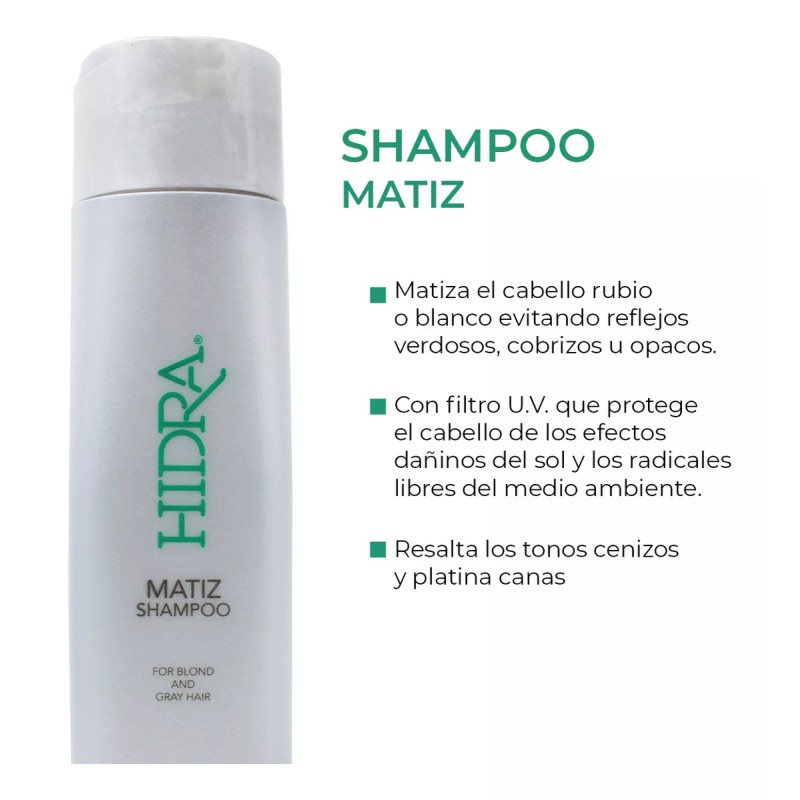 Hidra Shampoo Matizador Hidracolor 300 Ml