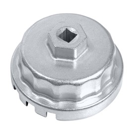 Tongze 64.5mm Oil Filter Wrench: Oil Filter Removal Tool Compatible with Toyota Camry RAV4 4Runner Tacoma Lexus 2005-2021, 14 Flutes 4 Slots for 2.0L-5.7L Engine