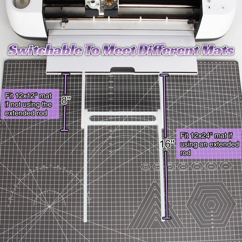 LOPASA Long Extension Tray for Cricut Maker 4 Maker 3