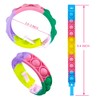 DOPWQAA 100PCS Push Pop Fidget Bracelets Toys, Fidget Popper Bracelet