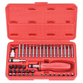 Genius Tools 43 Piece 1/4" Hex Shank Screwdriver Bit Set SC-243