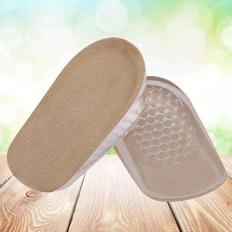 BESTOYARD 1 cm Invisible Height Increase Insoles Half Insoles for