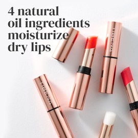 TIBENA Glossy Moisture Lip Balm (mild linen (colorless)) - Moisturizing Tinted Lip Balm, Lip Balm for Dry, Cracked and Chapped Lips