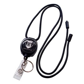 Heavy Duty Retractable Sidekick Badge Reel Lanyard Combo with ID Holder Strap Clip & Key Ring - Breakaway Cord with Kevlar Cord for Keys & Access Cards Extension by Specialist ID & Key-Bak USA