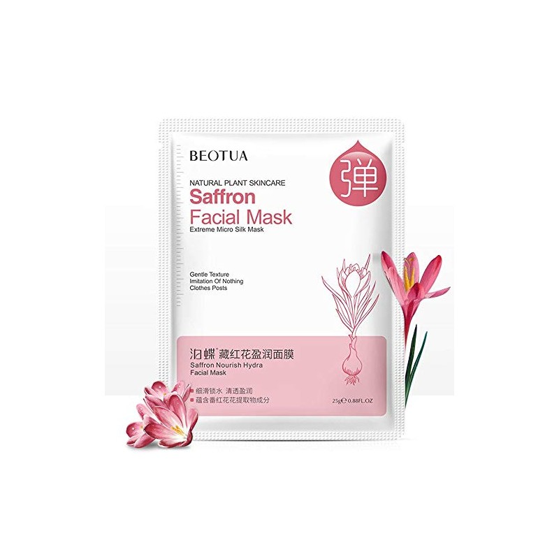 Organic Face Masks - 4 Tile Masks with Pure Natural