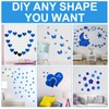 Frddiud 4 Pcs Blue Mirror Acrylic Sheets, 11.8 x 11.8