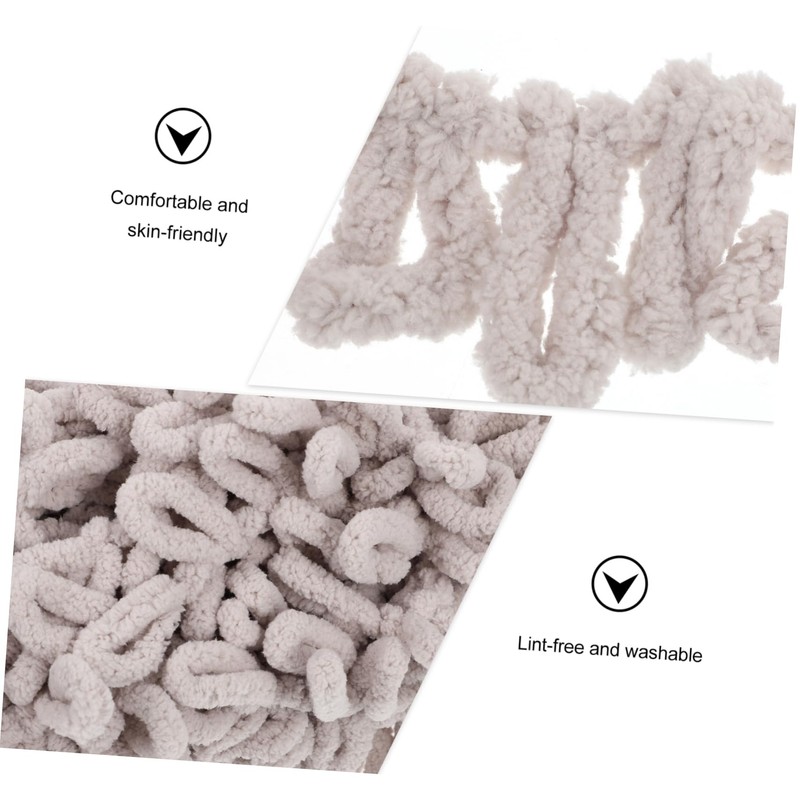 OHPHCALL 1 Roll Chunky Wool Yarn for DIY Knitting Projects