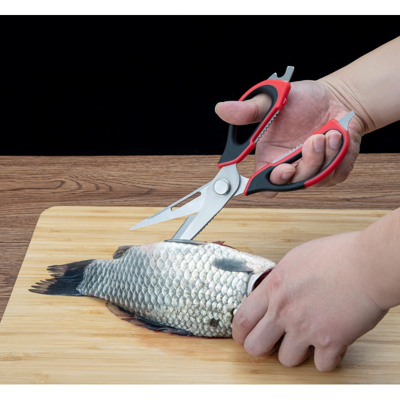 RESTO 95325 Multifunctional 9-in-1 Stainless Steel Scissors