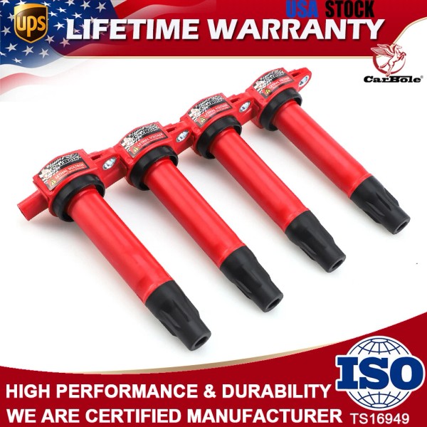 CarBole 4X Ignition Coils Bobina for Dodge Journey Avenger Compass