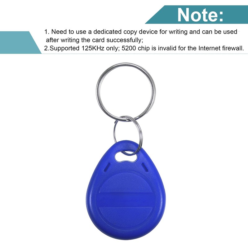 sourcing map ID Card Key Fobs RFID Proximity 125KHz Rewritable